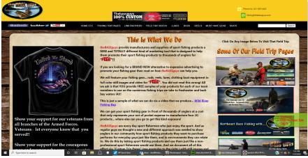 Bass Fishing Web Site that promotes fishing gear that works The Bass Guys