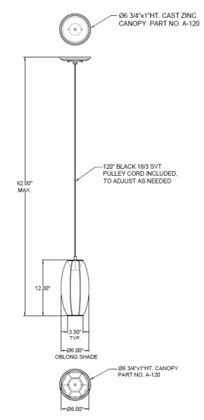Pendant Specs