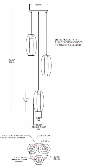 Pendant Specs